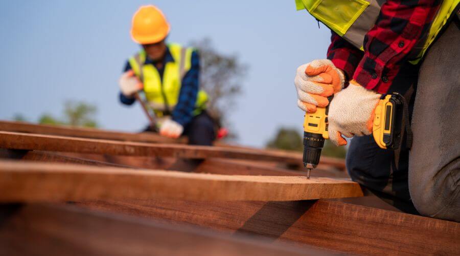 Professional New roof installation in Land O'Lakes, WI